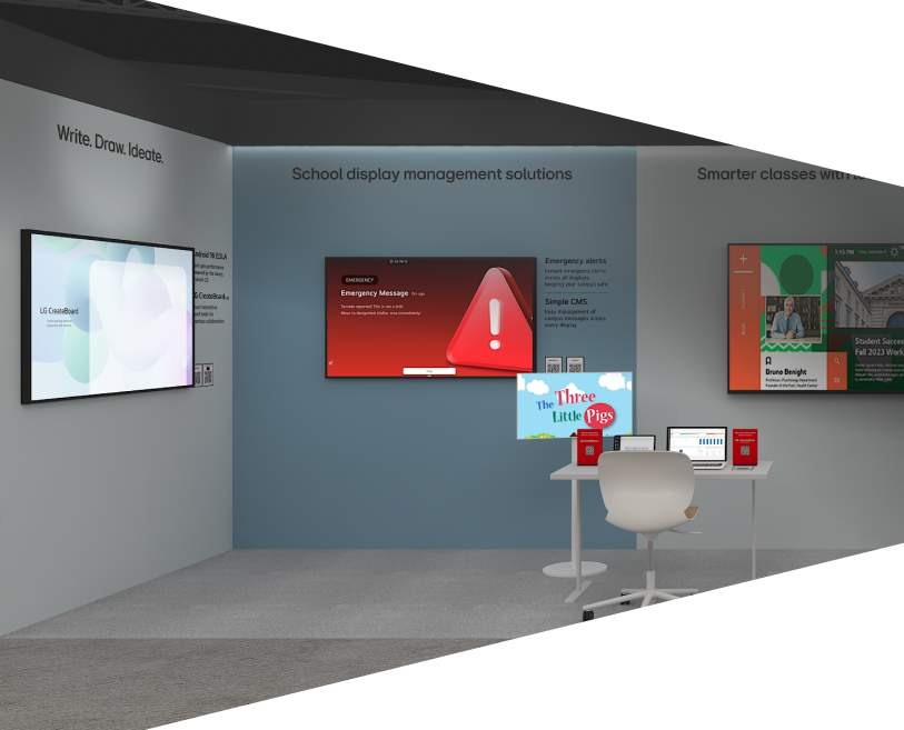 Learning zone Booth info